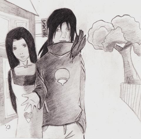 Uchiha Itachi and Uchiha Mikoto pre Neko_Hachi ;)